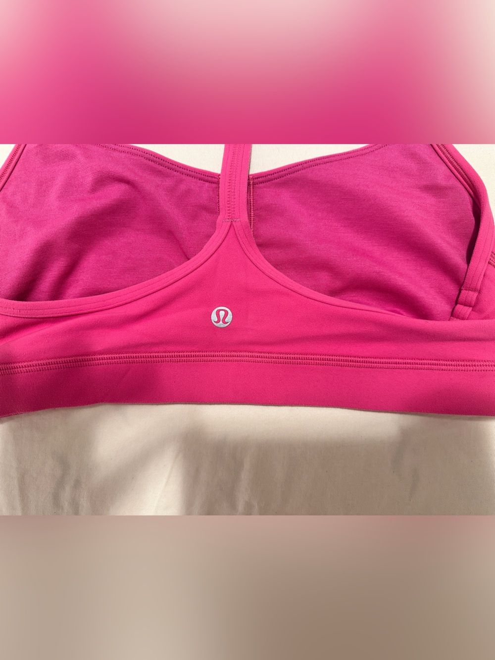 Lululemon Flow Y Bra in Ripened Raspberry Light Support Size 10 - Picture 5 of 7